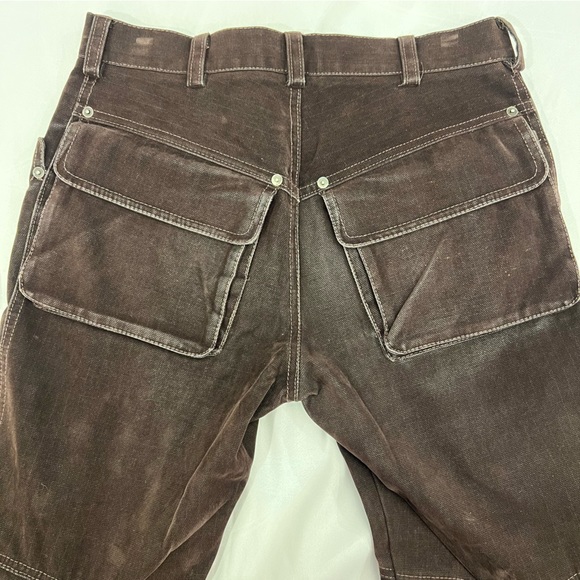 Vintage Philippe Dubuc Canada Made Tapered Structured Trousers Pants 30 x 33 - Picture 7 of 15